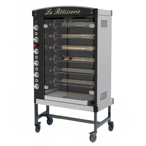 127-MAG406GASLP MAG Series Gas 6 Spit Rotisserie w/ 30 Bird Capacity, Liquid Propane