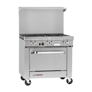 348-S36D3GNG 36" Gas Range w/ Full Griddle & Standard Oven, Natural Gas