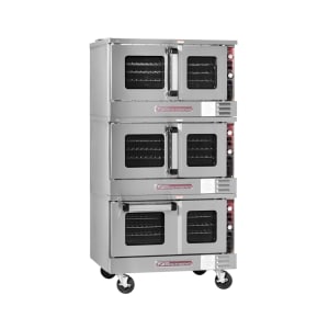 348-TVGS32SCLP TruVection Triple Full Size Liquid Propane Gas Convection Oven - 156,000 BTU 