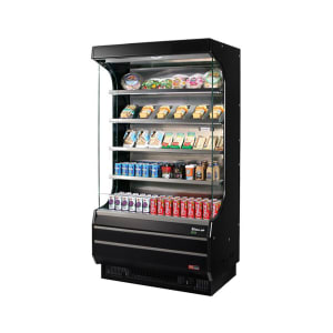 083-TOM40WBN 39 1/8" Vertical Open Air Cooler w/ (5) Levels, 115v