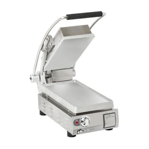 062-9DPST7EA120V Single Commercial Panini Press w/ Aluminum Smooth Plates, 120v