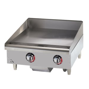 062-524TGF2081 24" Electric Griddle w/ Thermostatic Controls - 1" Steel Plate, 208-240v