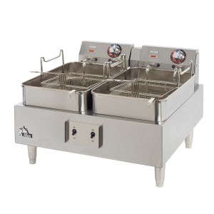 062-530TF Countertop Electric Fryer - (2) 15 lb Vats, 208-240v