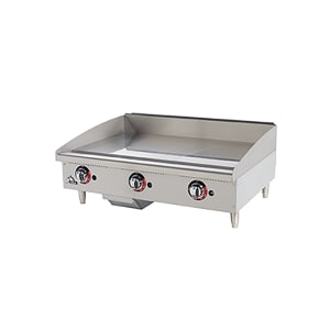 062-636MF 36" Gas Griddle w/ Manual Controls - 1" Steel Plate, Convertible