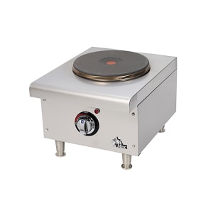 062-501FF 12" Electric Hotplate w/ (1) Burner & Infinite Control, 208-240v/1ph
