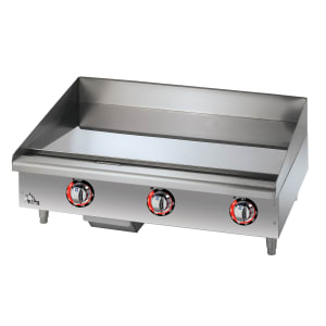 062-536CHSF 36" Electric Griddle w/ Thermostatic Controls - 1" Chrome Plate, 208-240v