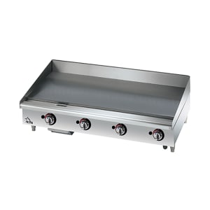 062-648MF 48" Gas Griddle w/ Manual Controls - 1" Steel Plate, Convertible