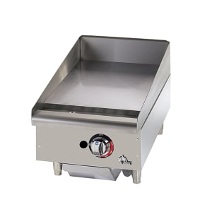 062-615TF 15" Gas Griddle w/ Thermostatic Controls - 1" Steel Plate, Convertible