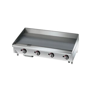 062-648TCHSF 48" Gas Griddle w/ Thermostatic Controls - 1" Chrome Plate, Natural Gas