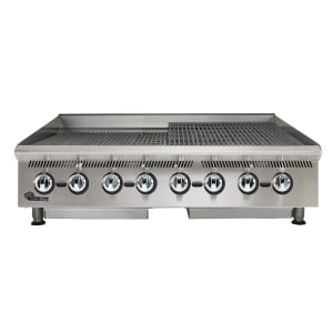 062-8148RCBANG 48" Charbroiler w/ Manual Controls & Steel Radiants, 160000 BTU, Convertible