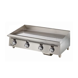 062-848MANG 48" Gas Griddle w/ Manual Controls - 1" Steel Plate, Natural Gas