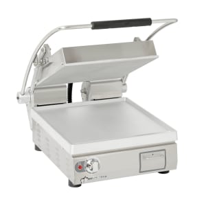 062-GR14B120 Single Commercial Panini Press w/ Aluminum Smooth Plates, 120v