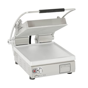 062-GR14B208 Single Commercial Panini Press w/ Aluminum Smooth Plates, 240v/1ph