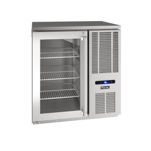 581-VCBR532SG01A 32" Bar Refrigerator - 1 Swinging Glass Door, Silver, 115v