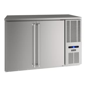 581-VCBR552SS01A 52" Bar Refrigerator - 2 Swinging Solid Doors, Silver, 115v