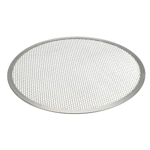 589-103488 14" Round Pizza Screen, Aluminum