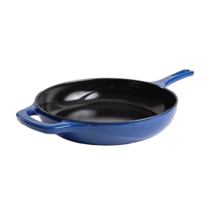 261-U11ISK300 11" Round USA Enamel™ Cast Iron Skillet - Blue