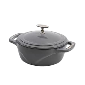 261-U3ID700 3 qt USA Enamel™ Enameled Cast Iron Dutch Oven, Moonstruck