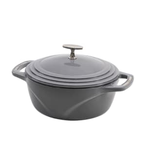 261-U4ID700 4 1/2 qt USA Enamel™ Enameled Cast Iron Dutch Oven, Moonstruck