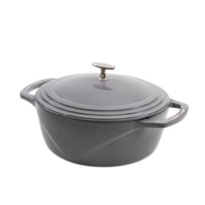 261-U7ID700 7 1/2 qt USA Enamel™ Enameled Cast Iron Dutch Oven, Moonstruck