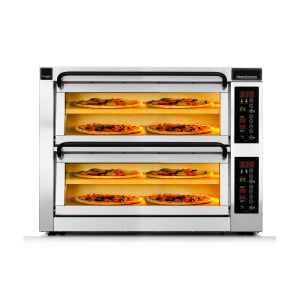 639-PM452ED2DW2083 450 Series Countertop Double Multi-Purpose Deck Oven - 208v
