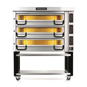 639-PM833ED2083 800 Series Floor Model Triple Multi-Purpose Deck Oven - 208v