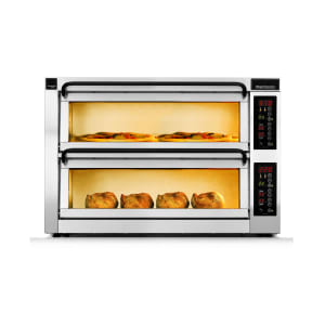 639-PM452EDDW2083 450 Series Countertop Double Multi-Purpose Deck Oven - 208v