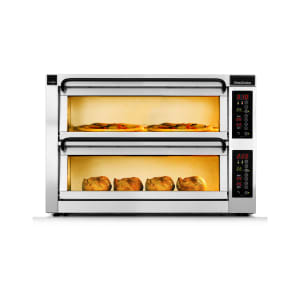 639-PM402EDDW2083 400 Series Countertop Double Multi-Purpose Deck Oven - 208v