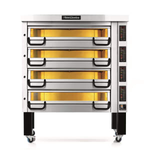 639-PM934ED2083 900 Series Floor Model Quadruple Mult-Purpose Deck Oven - 208v