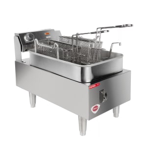 439-F15 Countertop Electric Fryer - (1) 15 lb Vat, 208-240v