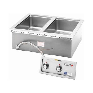 439-MOD200TDMQS Drop-In Hot Food Well w/ (2) Full Size Pan Capacity, 208 240v/60/1ph