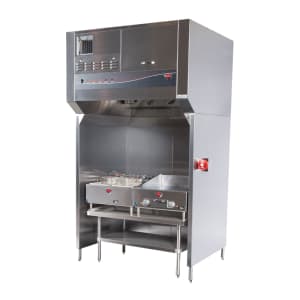 439-WVU48 61 9/10" Universal Ventless Hood w/ 4 Stage Filtration, 208-240v/1ph