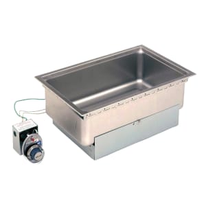 439-SS206TDU208240 Built-In Food Warmer w/ Drain, 12"x20" Pan Opening, Thermostatic, 208-240v/1ph