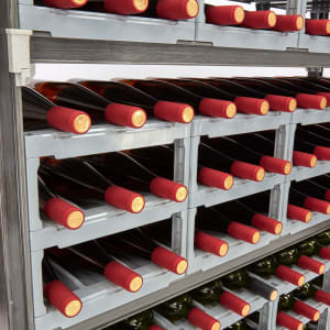 144-EXUWR144872480 72" Camshelving Premium Wine Rack w/ Accessories, Gray