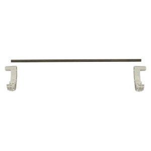 144-EWSR24E151 Camshelving® Elevation End Shelf Rail - 24"L x 2"H, Soft Gray