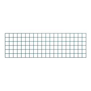 688-SG1860P Store Grid Panel - 60" x 18", Green
