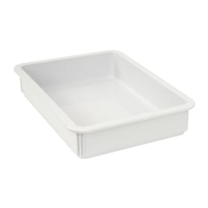 688-FSBDT18133WT Pizza Dough Box - 17 3/4" x 12 3/4" x 3" Polypropylene, White