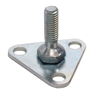 688-FP Triangular Foot Plate, Chrome