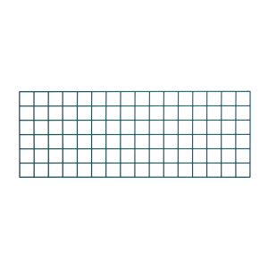 688-SG1848P Store Grid Panel - 48" x 18", Green