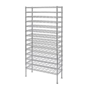 688-WR861448WSC 86"H Commercial Wine Rack w/ (204) Bottle Capacity, Chrome