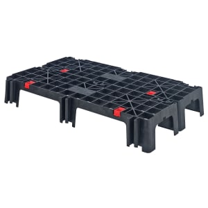 688-EL12406 40" EZ Lock Stationary Dunnage Rack w/ 2500 lb Capacity, Polyethylene
