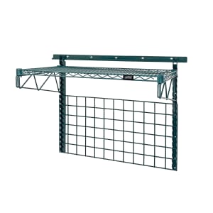 688-SGK4018361P 40" Store Grid Wire Wall Mounted Shelf, Green