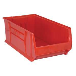 688-QUS974RD Hulk Stack Shelf Container - 29 7/8" x 16 1/2", Red