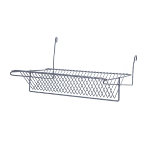 688-SGSLH201412GY Store Grid Lid Drying Rack - 20 1/2" x 13 3/4" x 10 1/2", Gray