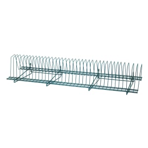 688-SGTDR461410P Store Grid Tray Drying Rack - 46 1/2" x 14" x 11 1/4", Green