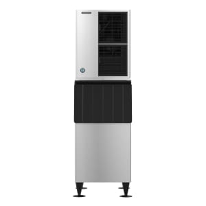 440-KM660MAJB300SF 650 lb KM Series Crescent Cube Ice Machine w/ Bin - 300 lb Storage, Air Cooled, 115v