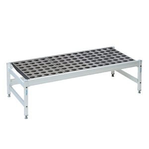 197-1R38A12 38" Fermostock® Stationary Dunnage Rack w/ 800 lb Capacity, Aluminum
