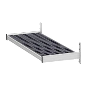 197-WSB52 Vented Wall Mount Shelf, 52"W x 18"D, Aluminum