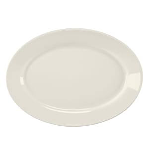 706-HL15000 6 1/8" x 4 3/8" Oval Rolled Edge Platter - China, Ivory