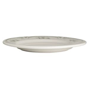 706-HL2089885 11 1/8" Round American Rose Plate - China, Moss